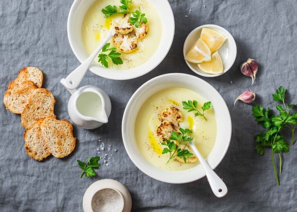 Bärlauch-Sellerie-Cremesuppe