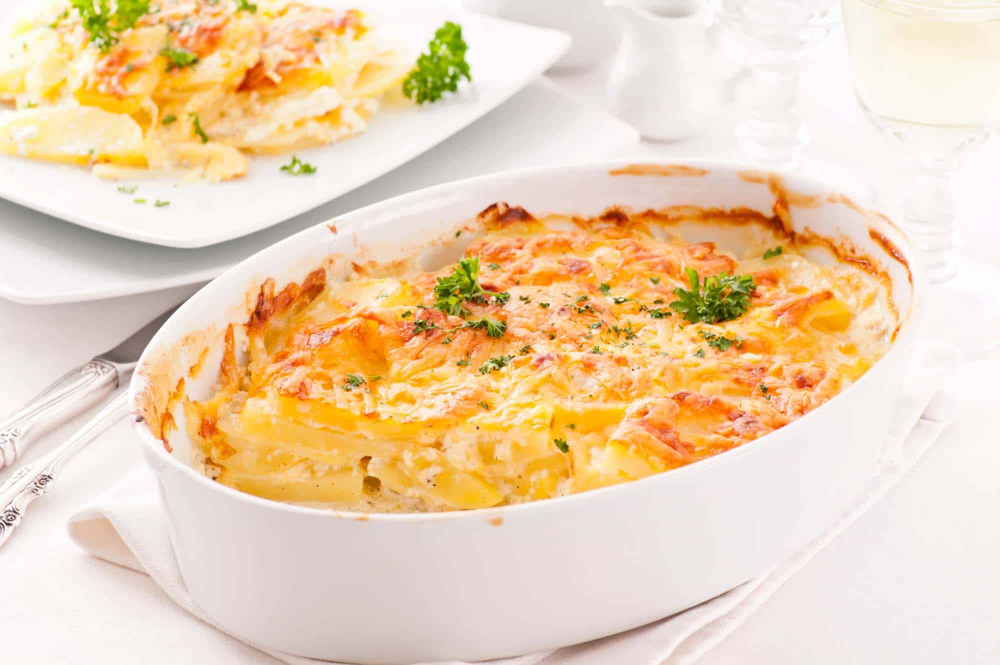 Giersch-Kartoffelgratin