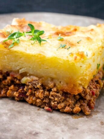 Shepherd's Pie mit einer Prise Bärlauch