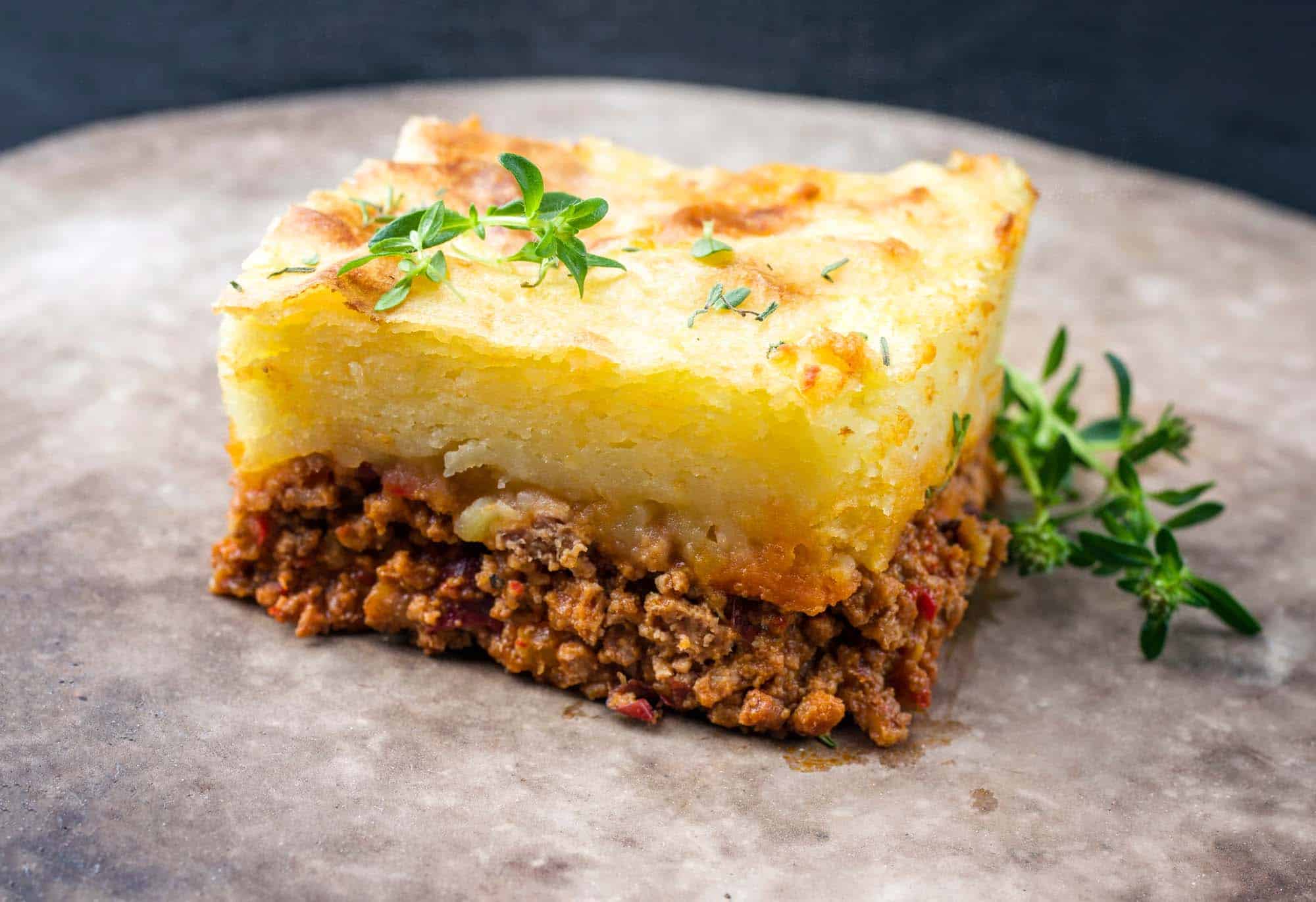 Shepherd's Pie mit einer Prise Bärlauch